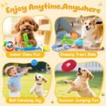 KIPRITII 25 Pack Various Puppy Dog Toys for Teething, Entertainment & Interaction, Puppy Chew Toys Pack with Rope Toy, Treat Balls and Dog Squeaky Toys for Puppies & Small Dogs - Image 3