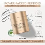Collagen Booster Peptide Cream with Hyaluronic Acid – Peptide Face Moisturizer for Women, Hydrating, Non-Greasy, for Firming, Smoothing, Younger-Looking Skin, Fragrance-Free - Image 2