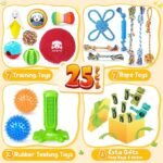 KIPRITII 25 Pack Various Puppy Dog Toys for Teething, Entertainment & Interaction, Puppy Chew Toys Pack with Rope Toy, Treat Balls and Dog Squeaky Toys for Puppies & Small Dogs - Image 2
